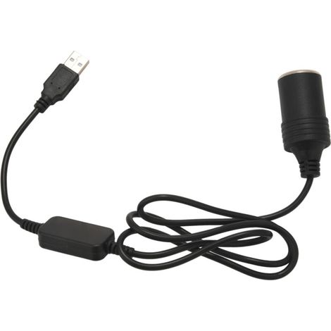 USB 5V une 12V Voiture Adaptateur Allume-Cigare CâBle Convertisseur (1/4)