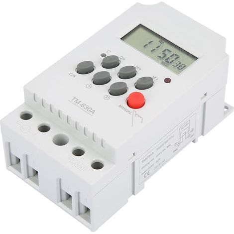 Minuteur numérique mini LCD Jiawu 12V DC/AC220V pour appareils et (1/5)