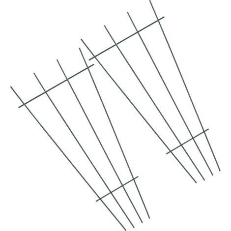 De 2 Treillis pour Plantes Grimpantes en Fer 18x40 Cm (1/5)