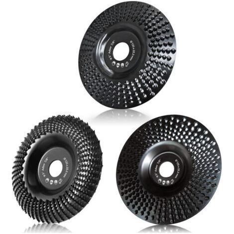 Wood Grinder Disc 125mm, 3 Pieces Grinding Discs for Shaping, Grinding and Cutting. Wheels for Angle Grinder, (1/5)