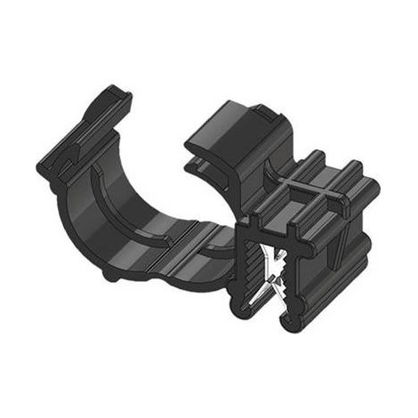 WKK Clip pour bord de tôle enfichable ART005913 Ø du faisceau (serré)=10 mm stabilisé à la chaleur, maintien des câbles latéralement au montage S325451 (1/2)