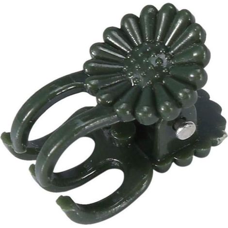 Clips pour tiges d'orchidées, clips de support pour plantes, clips en plastique pour branches de fleurs verticales, supports pour plantes de jardin, clips muraux (50 pièces) (1/5)