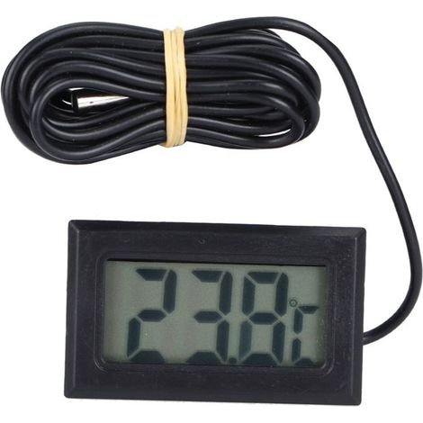 Digitales Aquariumthermometer mit LCD-Bildschirm zur Temperaturmessung im Aquarium von -50 °C bis 110 °C (1/5)