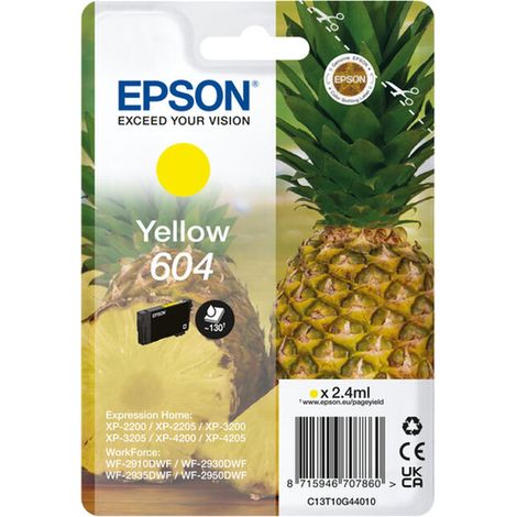 Cartucho de Tinta Original Epson 604 Amarillo (1/2)