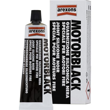 Guarnizione Siliconica Arexons Motorblack Colore Nero 60 gr (1/5)