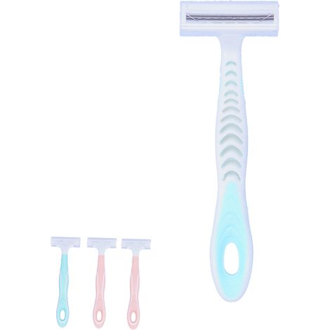 Rasoir professionnel portable pour femmes (lot de 4) : épilation des aisselles, des jambes et du corps. (1/5)