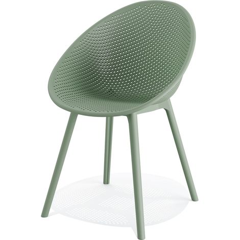 Qosy Chaise outdoor Vert - Lot de 2 - Veba