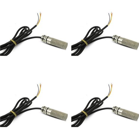 transmisores de temperatura y humedad Modbus RS485 DC5-28V, colector de temperatura y humedad XY-MD03 - Cabezal metálico (1/3)