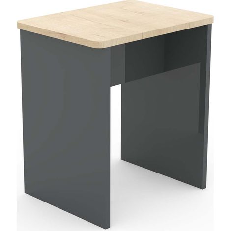 Tabouret de siège repose-pieds table latérale Esal 45x40x30 - VCM (1/2)