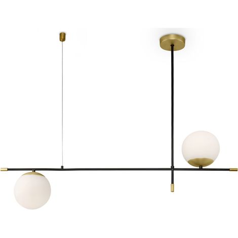 Lampada pendente Modern in Metallo Nostalgia Opaco Oro (1/2)