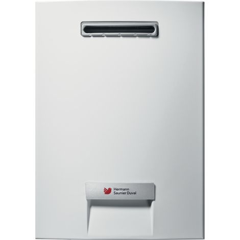 Hermann Saunier Duval Chauffe-eau à chambre étanche pour extérieur Opalia F 15/1 External Low Nox Méthane