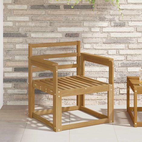 Teenpull – Outdoor-Sofagarnitur Massivholz Akazie Weiß (1/5)