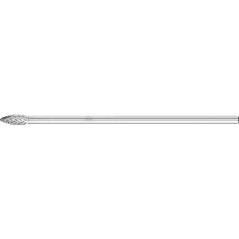 PFERD TOOLS Hartmetall Frässtift Flamme B Ø 08x20mm Schaft-Ø 6x150mm Z3P universal mittel kreuzverzahnt (1/2)
