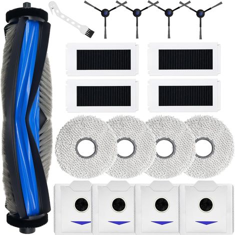 AQUATECHNICK - kit d'accessoires pour Ecovacs Deebot N30 — brosses principales, latérales et filtres, rendement de nettoyage durable (1/5)