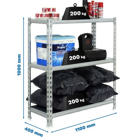Simonrack Simonclick Superplus 3/400 Galvanisierte Regal
