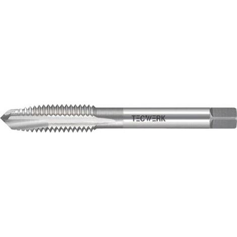 TECWERK Einschnittgewindebohrer DIN 352 Form B M6x1mm HSS-Co ISO2 (6H) TECWERK (1/2)