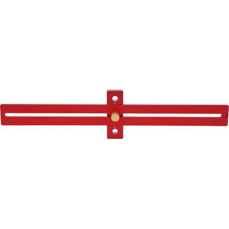 Règle de traçage pour travaux de bois en aluminium, modèle T, instrument de mesure avec ligne locator 0-370mm (1/5)