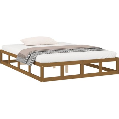 Giroletto Ambra 120x190 cm Small Double in Legno Massello vidaXL (1/4)