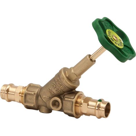 Schlösser Armaturen FREISTROMVENTIL, PRESSANSCHL.IG O.ENTL, ST.SP, DN20, PRESS 18, DVGW (1/3)