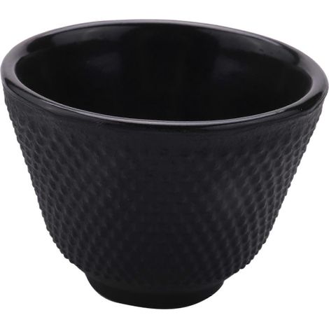 Tasses à thé en fonte, vaisselle, ustensiles à café artisanaux chinois, tasse à pois en fonte, théière, tasse rétro (1/4)