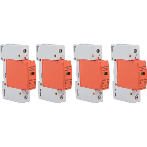 4P AC 420V RMU1-C40 Überspannungsschutz, 40kA DIN-Schienen-Überspannungsschutz, 4-Modul-Heimschutz, Überspannungsschutzgerät für Schaltschränke. (1/5)