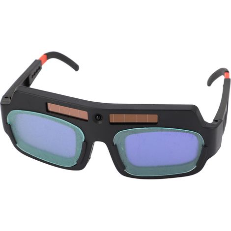 Solarbetriebene Schweißerbrille, professionelle Schutzlinsen zum Schleifen, Schneiden und Polieren, funkenfreier Augenschutz (1/5)