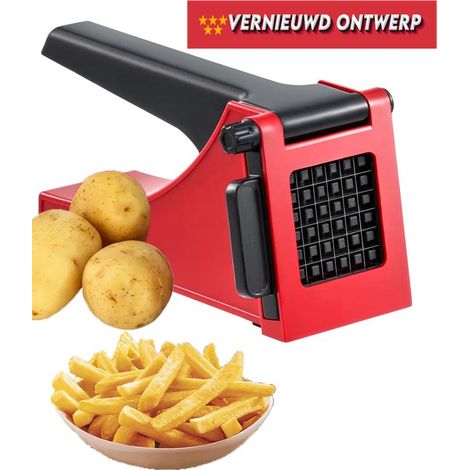 Cortador de patatas fritas  Cortador de verduras  Cortador de patatas  Multifuncional  Con manual  Cuchillas resistentes (1/5)