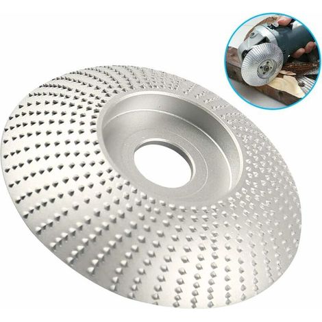 Angle Abrasif Roue Disques,Disque-RaPe Pour Meuleuse,Disque Bois Meuleuse,Ponçage Diamant,Ponçage Disque Pour Meuleuse D'Angle éLectrique (Silver)
