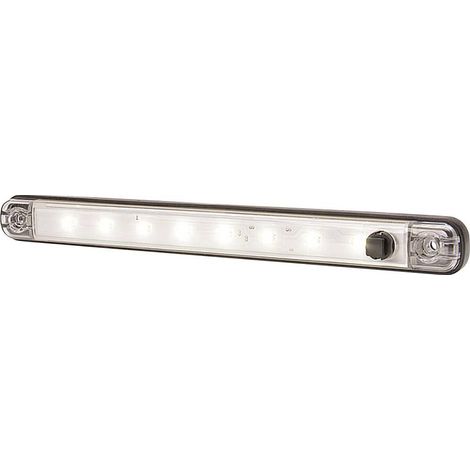 WAS Luce LED da interni 728 SWITCH LW10 LED (monocolore) 12 V (L x A x P) 238 x 25 x 10.4 mm Interruttore (1/4)