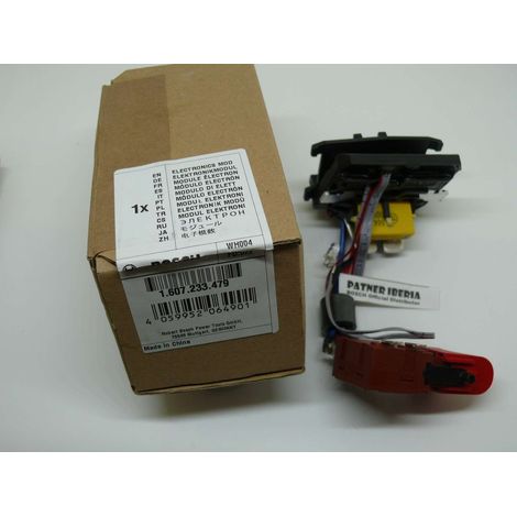 Repuesto original BOSCH 1607233479  Módulo electrónico para GDS 144 V -Li y GDR 144 V -Li