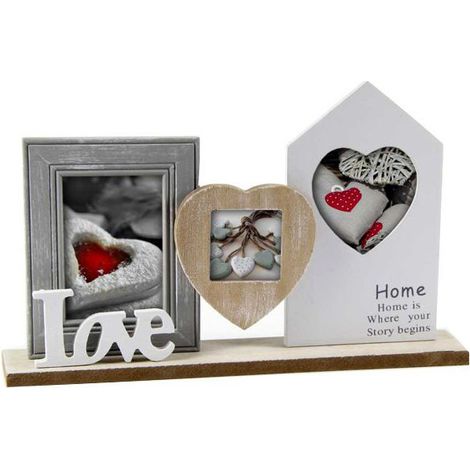 Portafoto Multiplo Love Cm 38X24 D&Casa