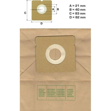 8 SACCHETTI ASPIRAPOLVERE CAT AP 5084 KENNEX VC 2465-14 INCONTRO ASP C RW 33 (1/2)