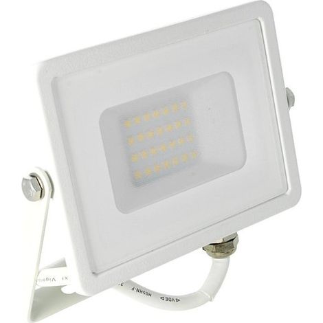 Faro Led Flood Light 20W IP65 Bianco Neutro Super Slim Chip Samsung Garanzia 5 Anni SKU-443