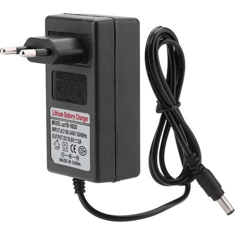 AC100-240V DC 16.8V 2A adaptateur secteur de remplacement chargeur de batterie au Lithium-ion Charge sûre ue (1/5)
