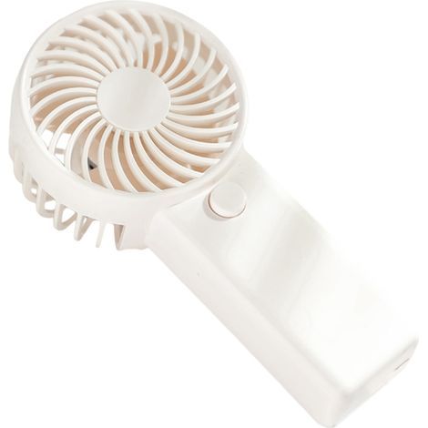 Mini portable fan, small battery-operated travel fan AM4-AquaForge