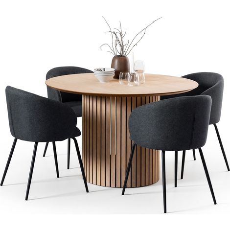 Conjunto de mesas y sillas para comedor Norsica 793 , 75x0x0cm, Diámetro: 120, Número de asientos: 4, Estilo: Contemporary (1/5)