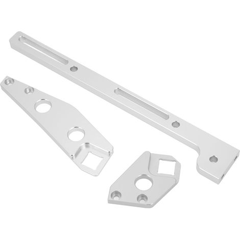 Gefräste Gaszughalterung aus Aluminium 551447 für LS-Ansaugkrümmer mit Kathedralenkanälen, Blech (1/5)