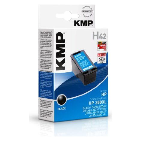 H42 KMP cartouche d'encre noire comp. HP CB336EE Nr. 350 XL
