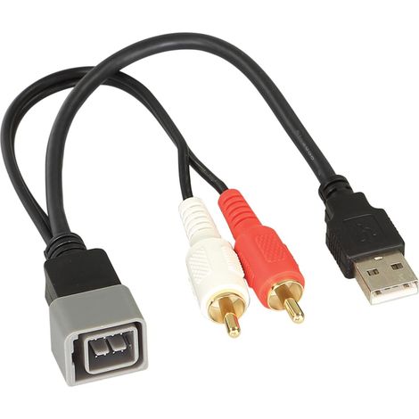 Cable de remplacement USB AUX compatible avec Nissan 09-19 voir liste