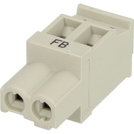BOSCH Anschlussklemme 2-pol FB grau everp, 7747023714