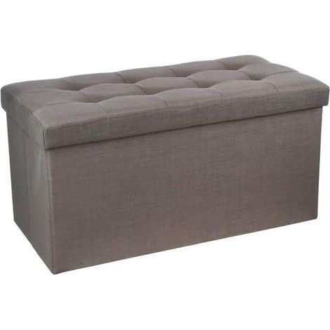 Atmosphera Pouf Pieghevole Lysandre Grigio Tortora Comodo