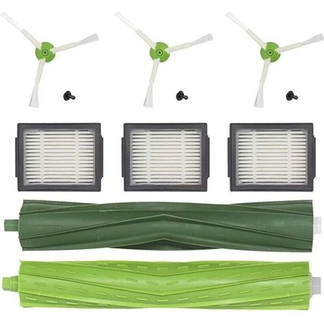 Replacement parts for iRobot Roomba i6 i7 i3 i4 i8 E5 E6 vacuum cleaner filters for Roomba i3+ i7+ i8+ j7 j7+ Plus accessories for Roomba filter side brush, rubber brushes--DTEKGAZ