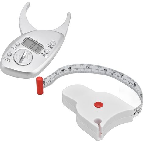 Pince à plis cutanés, mètre ruban corporel, outil de mesure numérique ABS avec batterie intégrée (1/5)