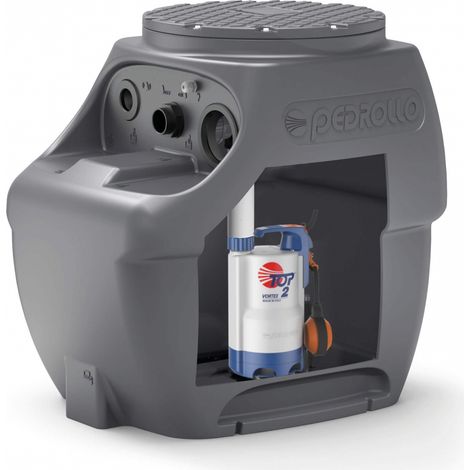 Station De Relevage Eaux Usées 250l Pedrollo Sar250 Top2 Vortex 6m³/h (1/4)