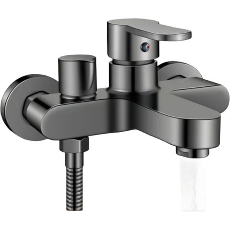 Mitigeur de douche en cuivre massif double poignée (1/5)