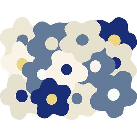 Tapis Égouttoir Vaisselle, Fleurs Tapis de Séchage Vaisselle Super Absorbant, Tapis Évier Cuisine à Séchage Rapide, pour Les Comptoirs de Cuisine de Bar à Café (30x40cm) (1/5)
