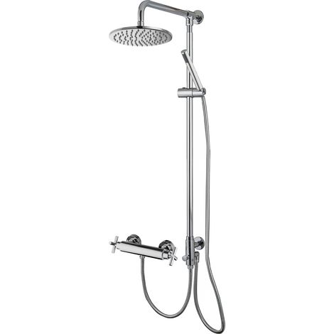 PaulGurkes Duschsystem Aufputz Regendusche 20cm Serie Juliet (1/5)