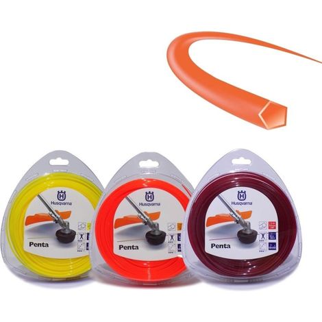 Husqvarna Penta pentagonale bobina filo per decespugliatore 5 taglienti Ø 3,0 mm x 240 metri (1/2)