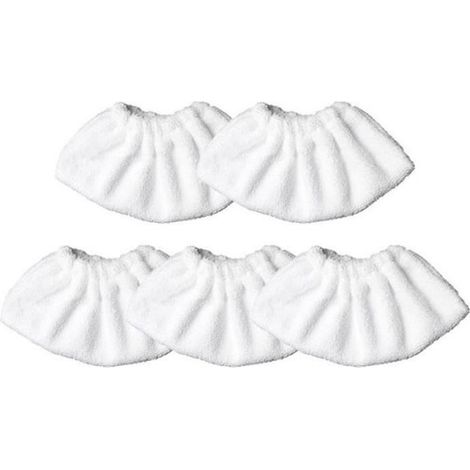 Lot de 5 chiffons de nettoyage de rechange avec revêtements en microfibre pour nettoyeurs vapeur Karcher EasyFix SC1 SC2 SC3 SC4 SC5. (1/5)