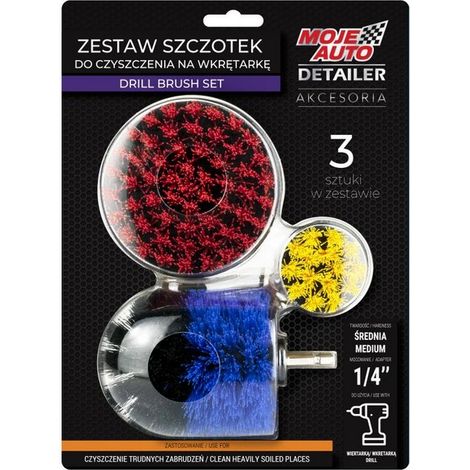 020509 Mein Auto - Detailer Reinigungsbürsten-Set 3-teilig (1/2)